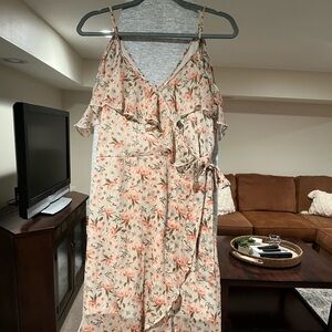 Floral Wrap Dress